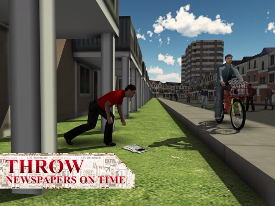 Screenshot #6 pour Livraison de journaux boy & bike jeu de course