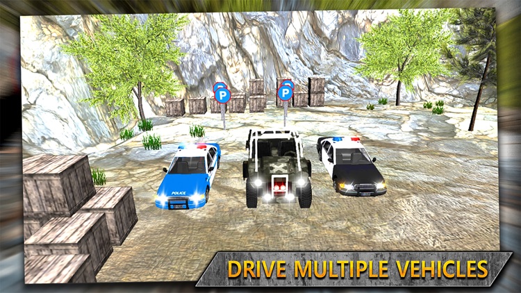4x4 Offroad Police Car Parking Chase  3D Simulator