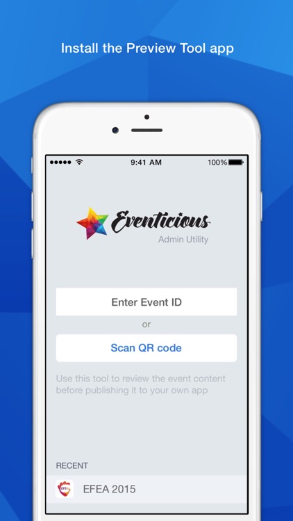 Eventicious Admin Utility