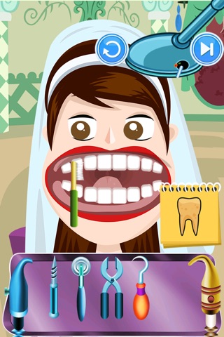 Awesome Beautiful Bride Dentist - best little kids dentist game screenshot 2