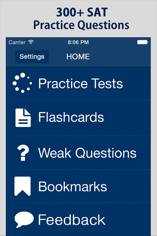 SAT Exam Prep Practice Test - náhled