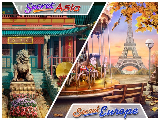 Secret Asia: Hidden Object Adventure iPad screenshot 1 - Games app