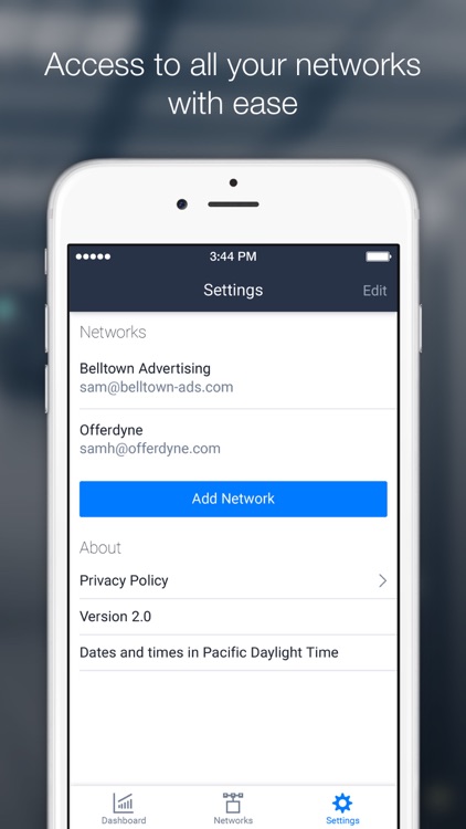 HasOffers Publisher Dashboard