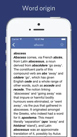 Game screenshot Word Origin Dictionary - a dictionary of etymology apk