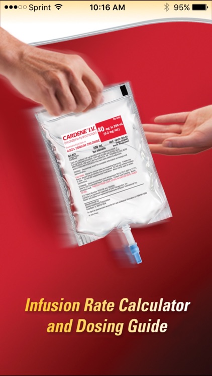 CARDENE I.V. Dosing App