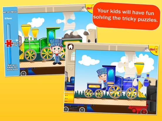 Screenshot #5 pour Locomotives: Train Puzzles for Kids