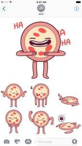 Pizza Boy Stickers by Good Pizza Great Pizza screenshot #2 for iPhone