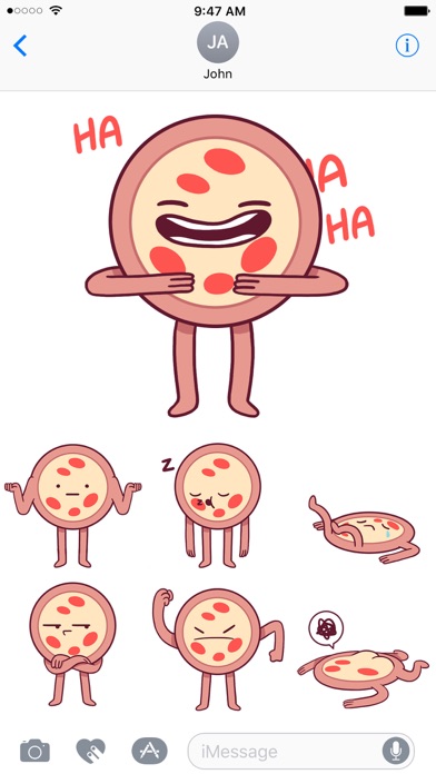 Screenshot #2 pour Pizza Boy Stickers by Good Pizza Great Pizza