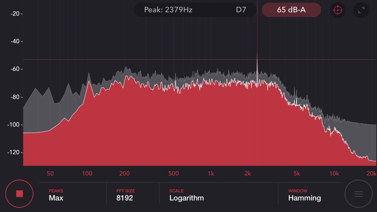 Spectrum Analyzer - Sound Frequency Audio Analysis screenshot-3