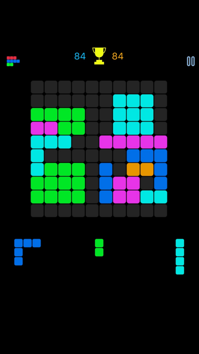 Block Go 10x10 app screenshot
