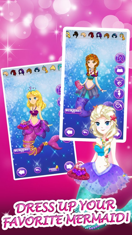 Little Mermaid Princess Dress-Up Games For Girls