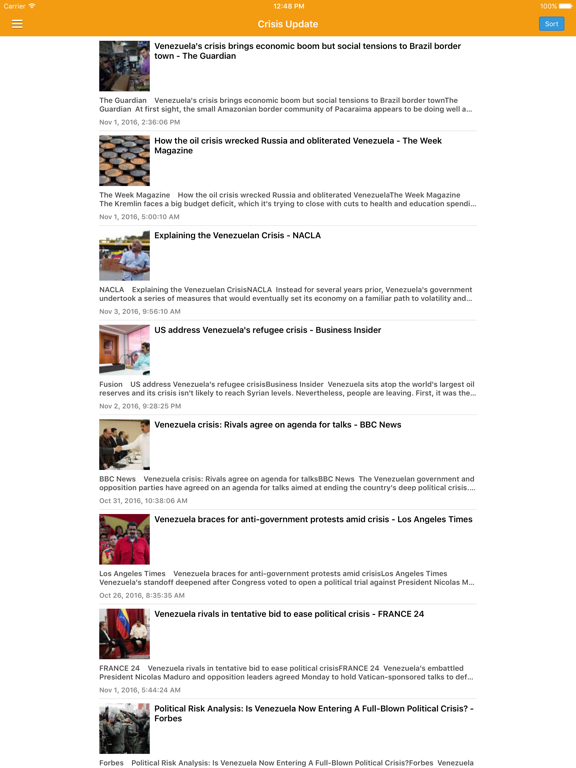 Venezuela News Today & Caracas Radio Free iPad screenshot 4 - News app