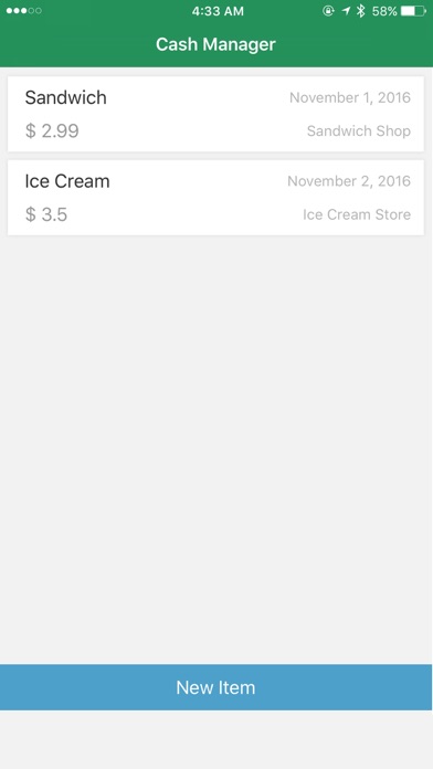 Screenshot #1 pour My Cash Manager