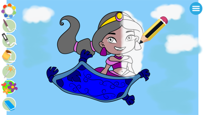 Screenshot #2 pour Jeux de coloriage princesses pour enfants