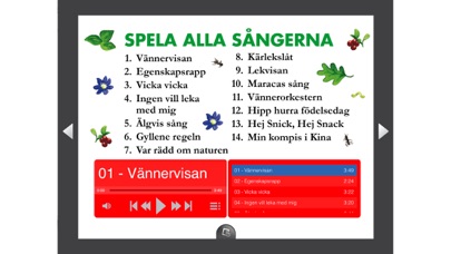 Screenshot #1 pour 14 Sånger Kojan