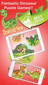 Jurassic Dinosaurs Jigsaw Puzzle - Planet Dinos Educational Puzzles Games to Help Kids and Kindergartens Learn screenshot #3 for iPhone