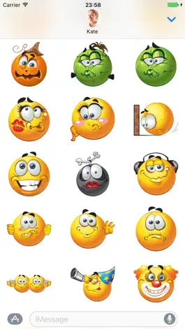 Game screenshot Емодзи - стикеры для iMessage apk