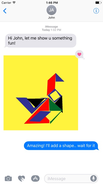 Tangram Stickers