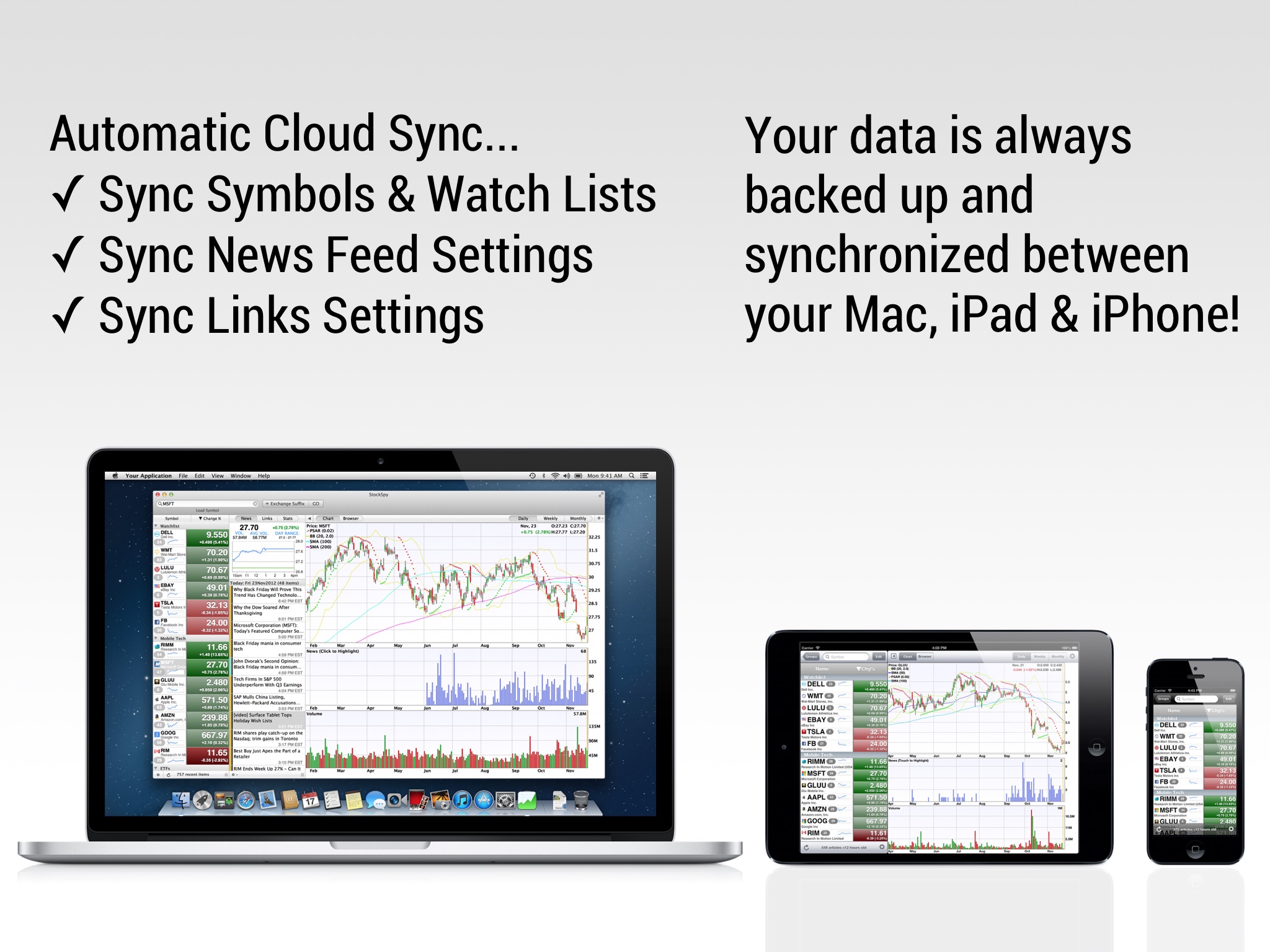 StockSpy HD: Real-time Quotes screenshot 4