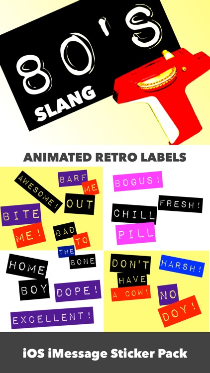 80's Slang: Retro Labeler