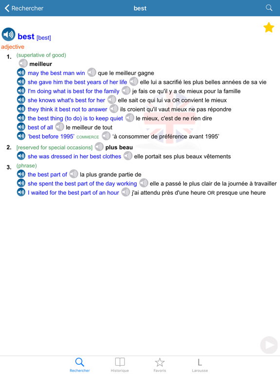 Screenshot #6 pour Dictionnaire Anglais/Français