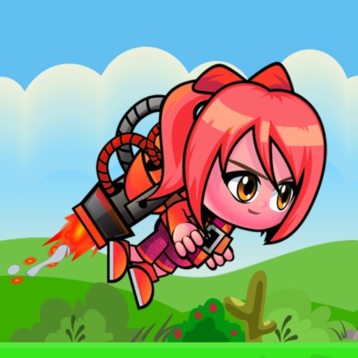 Jetpack Red Girl PRO iOS App