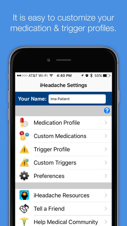iHeadache - Free Headache & Migraine Diary App