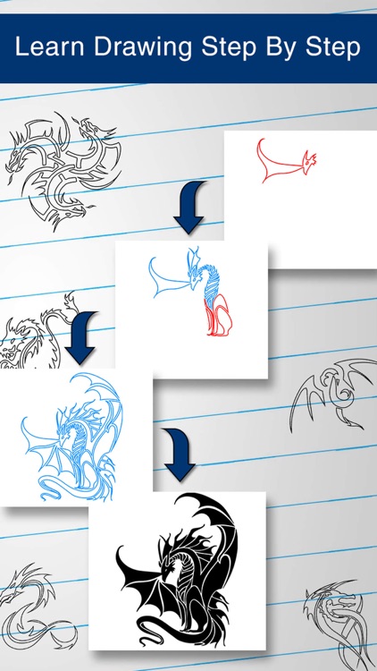 How to Draw Dragons Step by Step