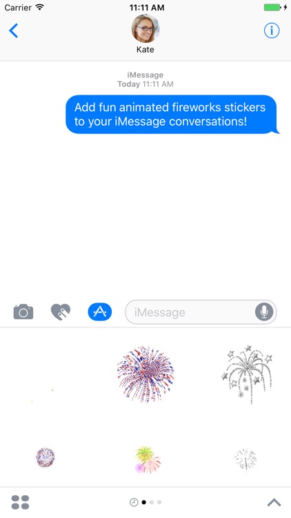 Animated Fireworks Sticker Pack