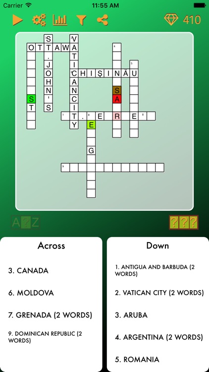 World Cross Word Capitals