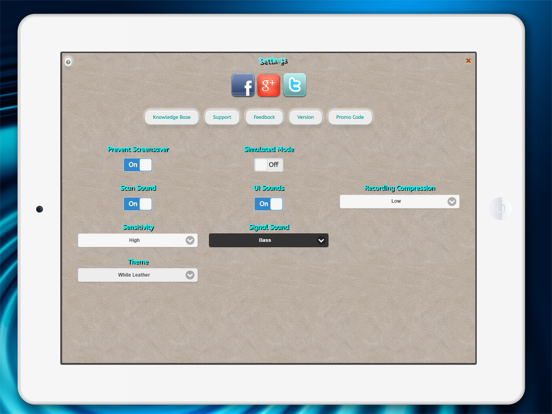 Tesla - Metal detector and Magnetic field recorder iPad screenshot 4 - Utilities app