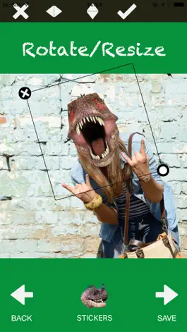 Game screenshot Dinoface - dinosaur photo booth apk