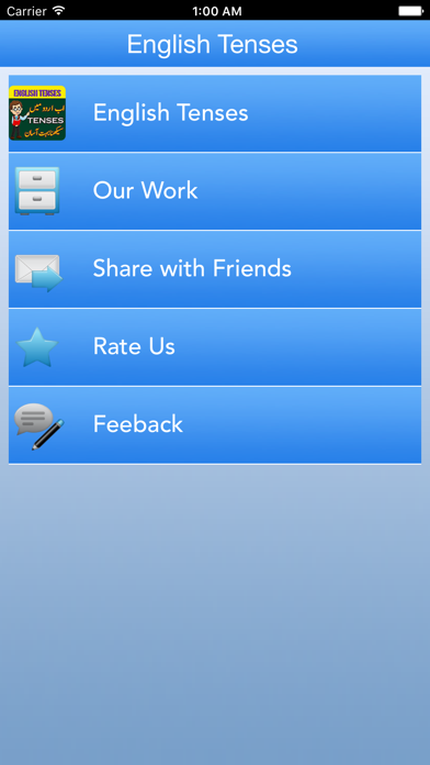 Screenshot #3 pour English Tenses - Learn Tenses