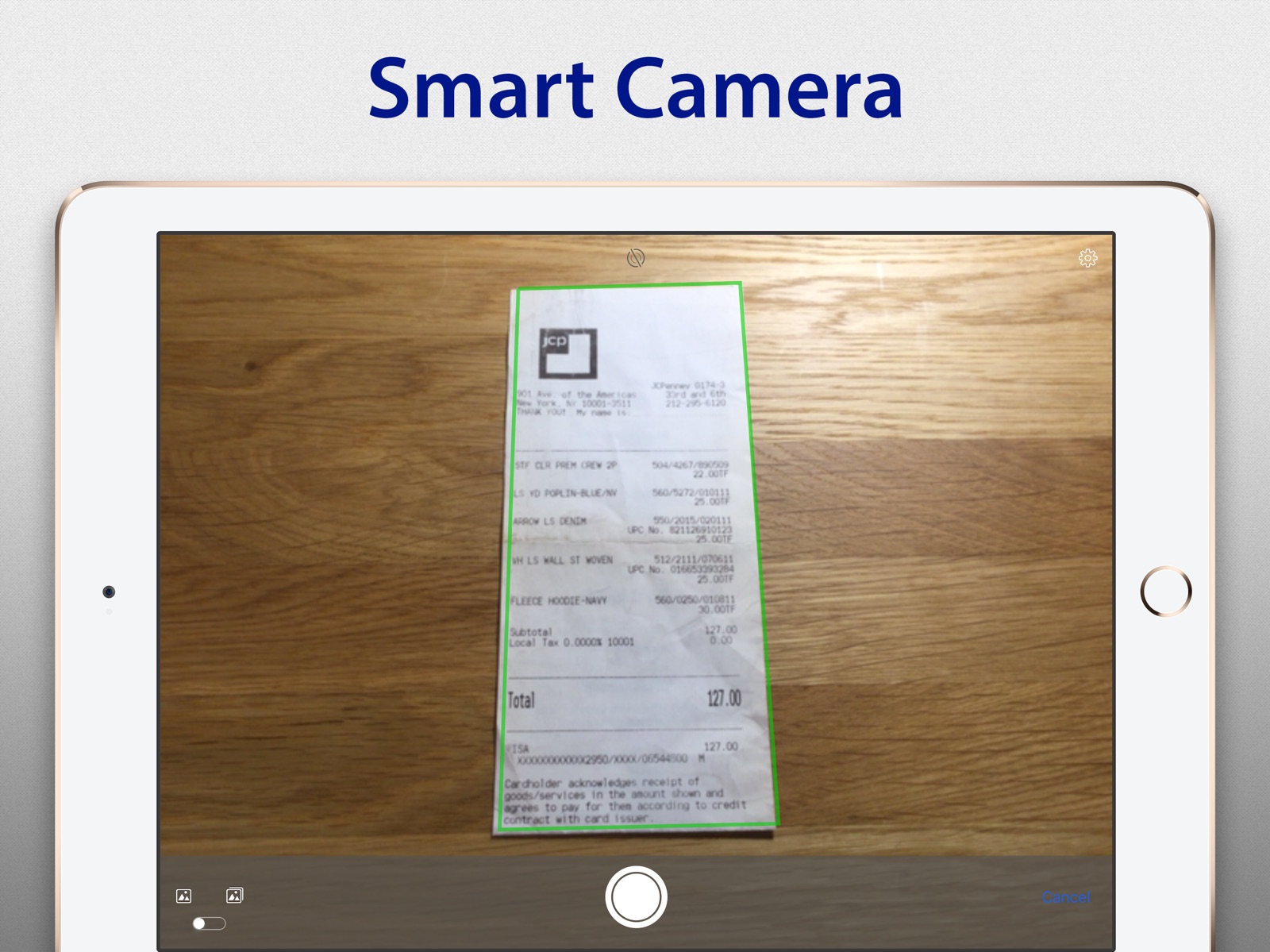 SharpScan Pro: OCR PDF scanner ipad screenshot 1