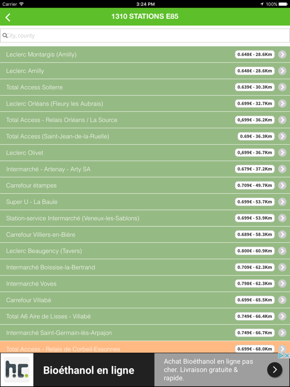 Screenshot #5 pour Stations E85