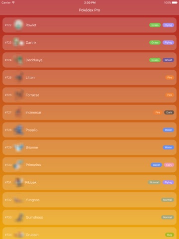 Dex Pro for Pokémon screenshot 3