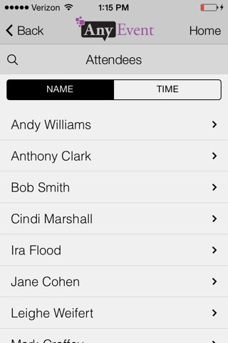 AnyEvent App screenshot 2