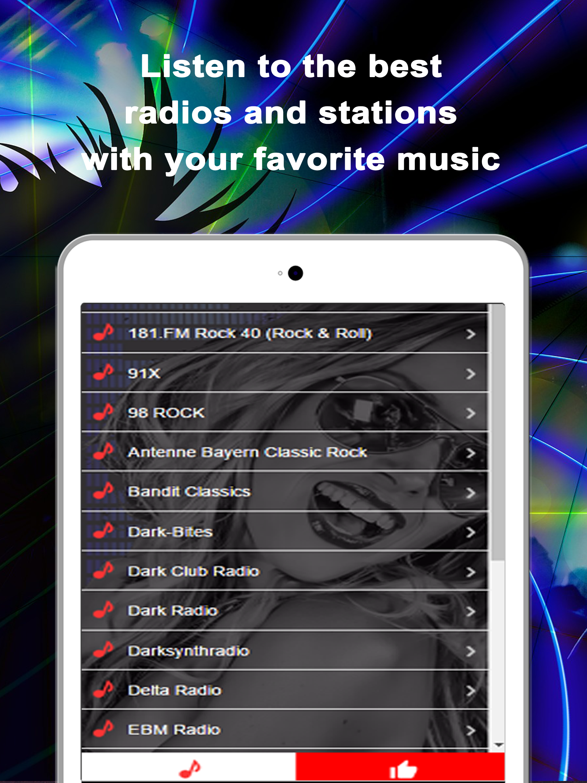 Rock Music Radios Free screenshot 4