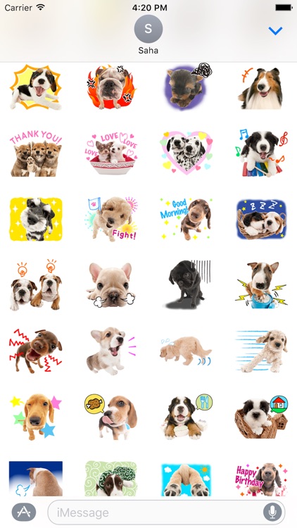 Happy Dog Stickers