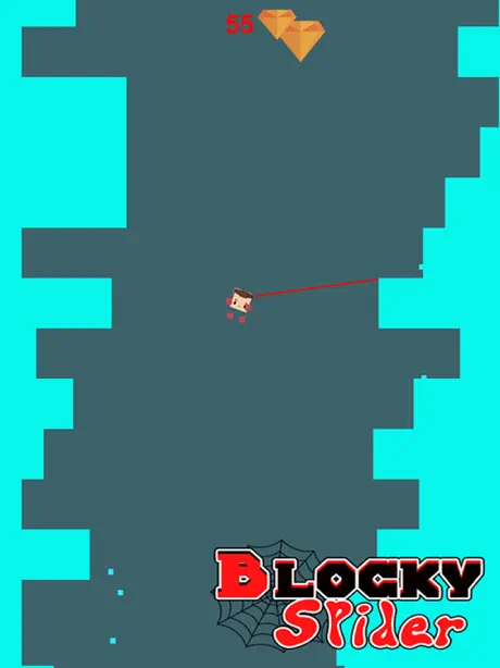 Blocky Spider - Free 3D Tower Blocks Addictive Endless Game