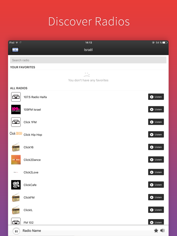Screenshot #4 pour Radio Israël - Radios ISR - רדיו ישראל - רדיו ISR