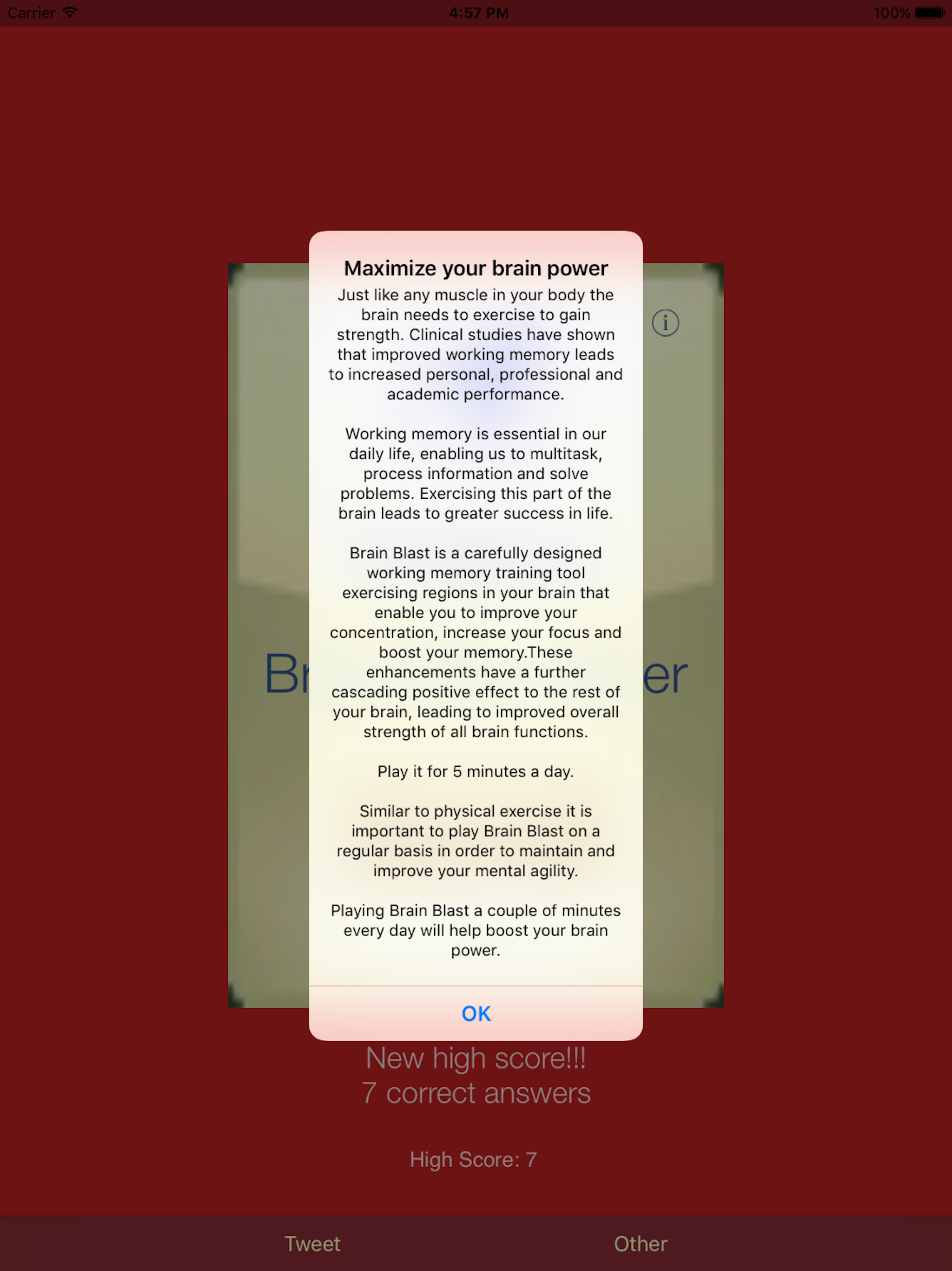Brain Blast Trainer screenshot 10