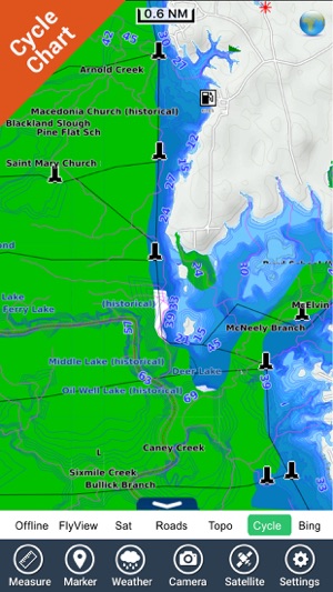 Toledo Bend Texas GPS chart Navigator(圖4)-速報App