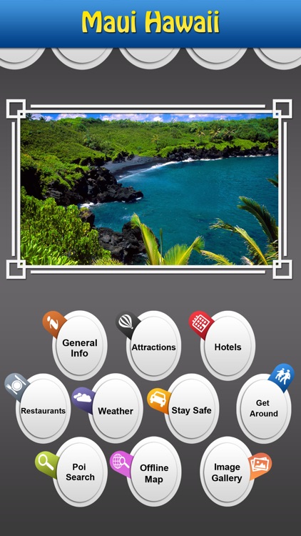 Maui Hawaii Offline Map Travel Explorer