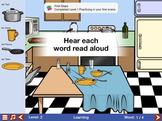 Screenshot #6 pour German for Kids: a Learning Story Adventure Full