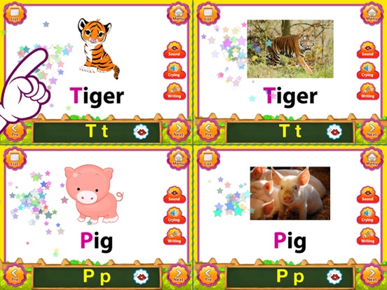 Screenshot #4 pour ABC Animal English FlashCards