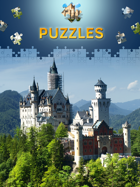 Screenshot #4 pour Châteaux Puzzle. Premium