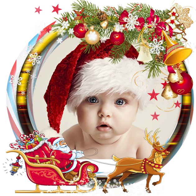 christmas photo frames apps