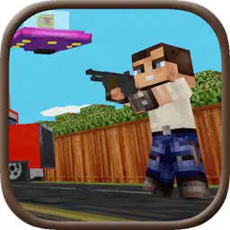 Block Gun 3D: Haunted Hollow app icon