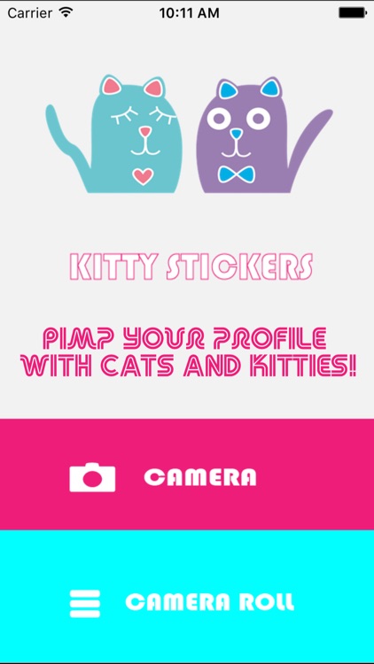 Kitty Stickers-Superimpose Photo Stamps! screenshot-4
